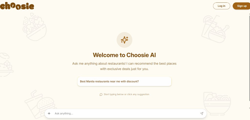 Choosie — AI Restaurant Discovery