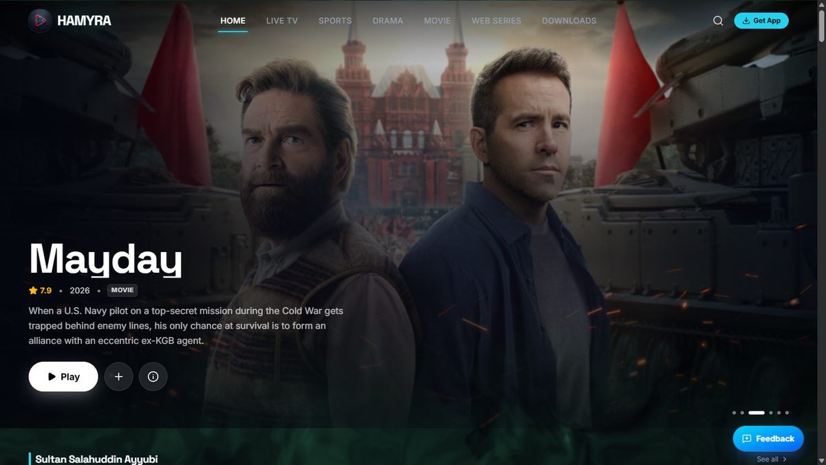 Hamyra — OTT Streaming Platform — screenshot