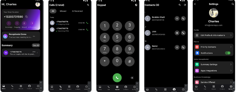 Orani — AI Voice Receptionist